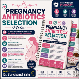Pregnancy antibiotics selection Notes