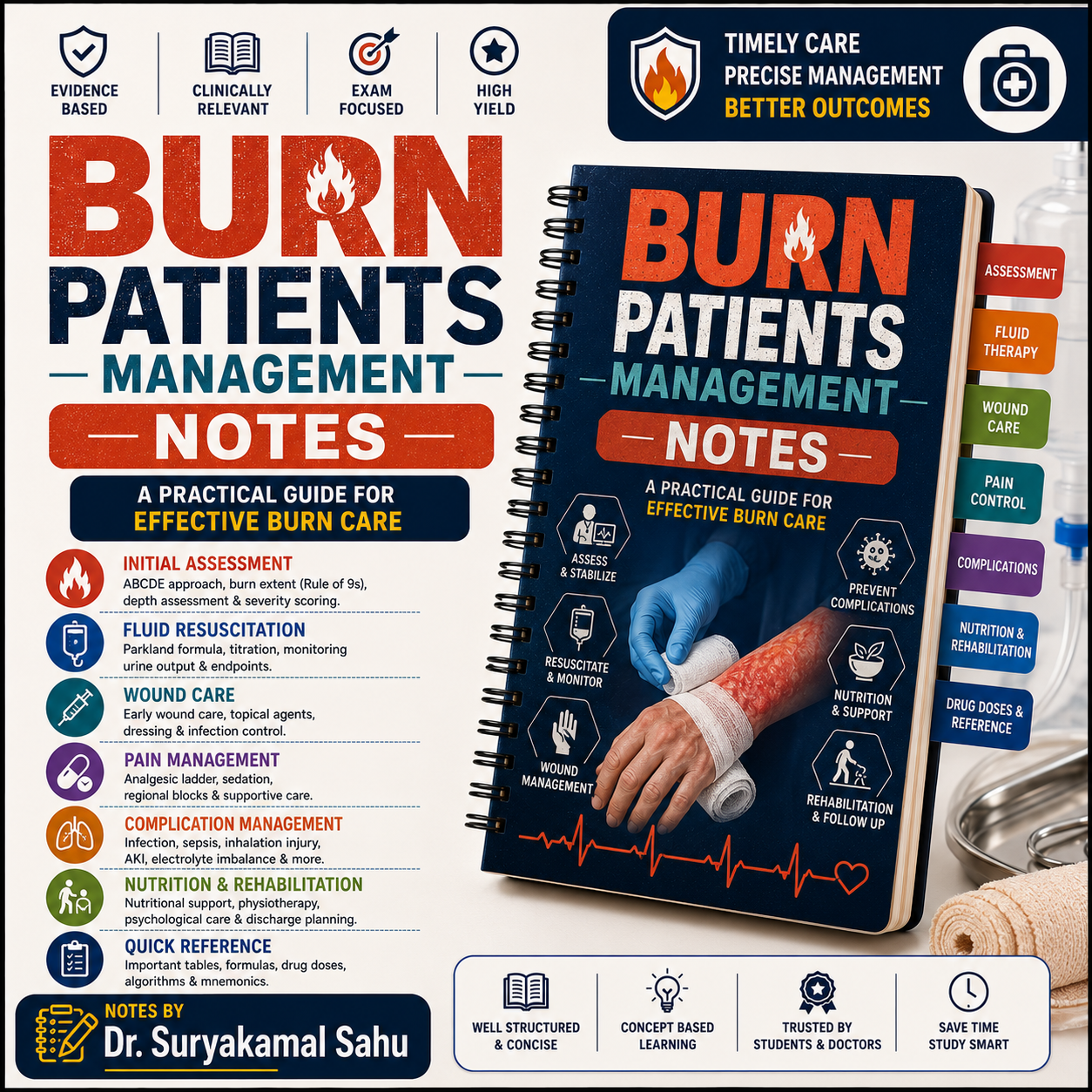 Burn patients management Notes